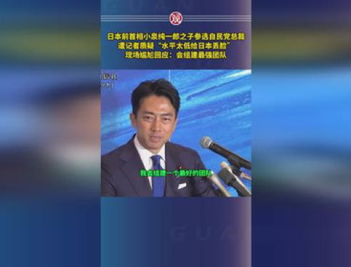 小泉纯一郎之子参选自民党总裁，家族荣光的传承与新时代的挑战