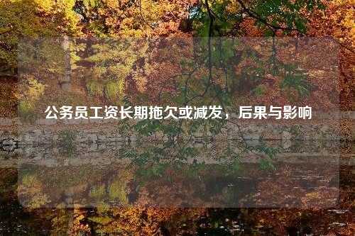 公务员工资长期拖欠或减发，后果与影响